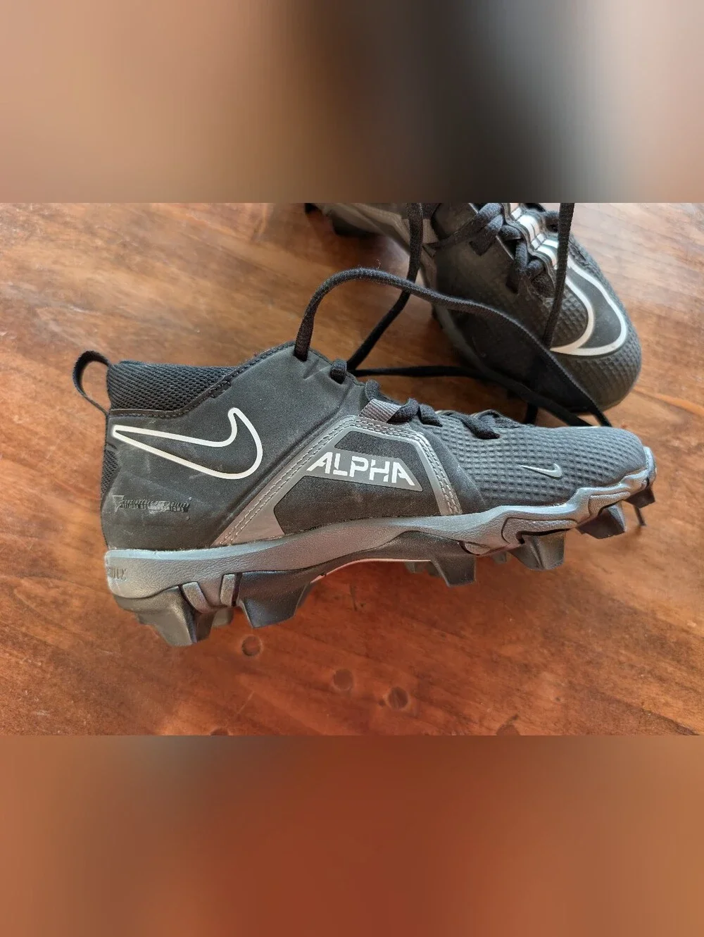 Youth Nike Black Football Cleats